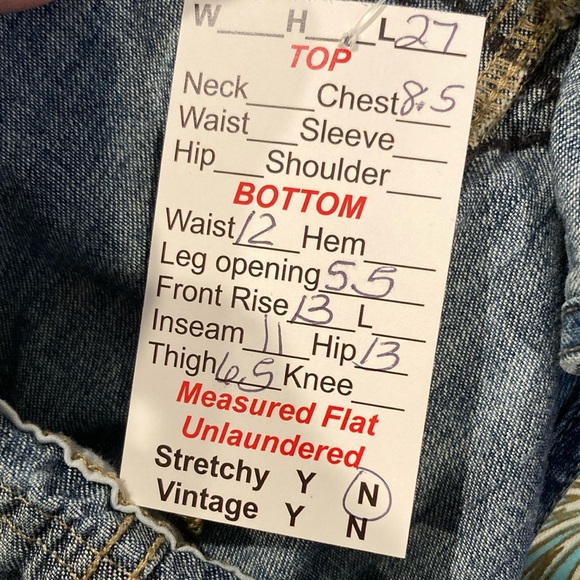 OshKosh B'gosh Denim Overalls 18 months box A - Picture 4 of 5